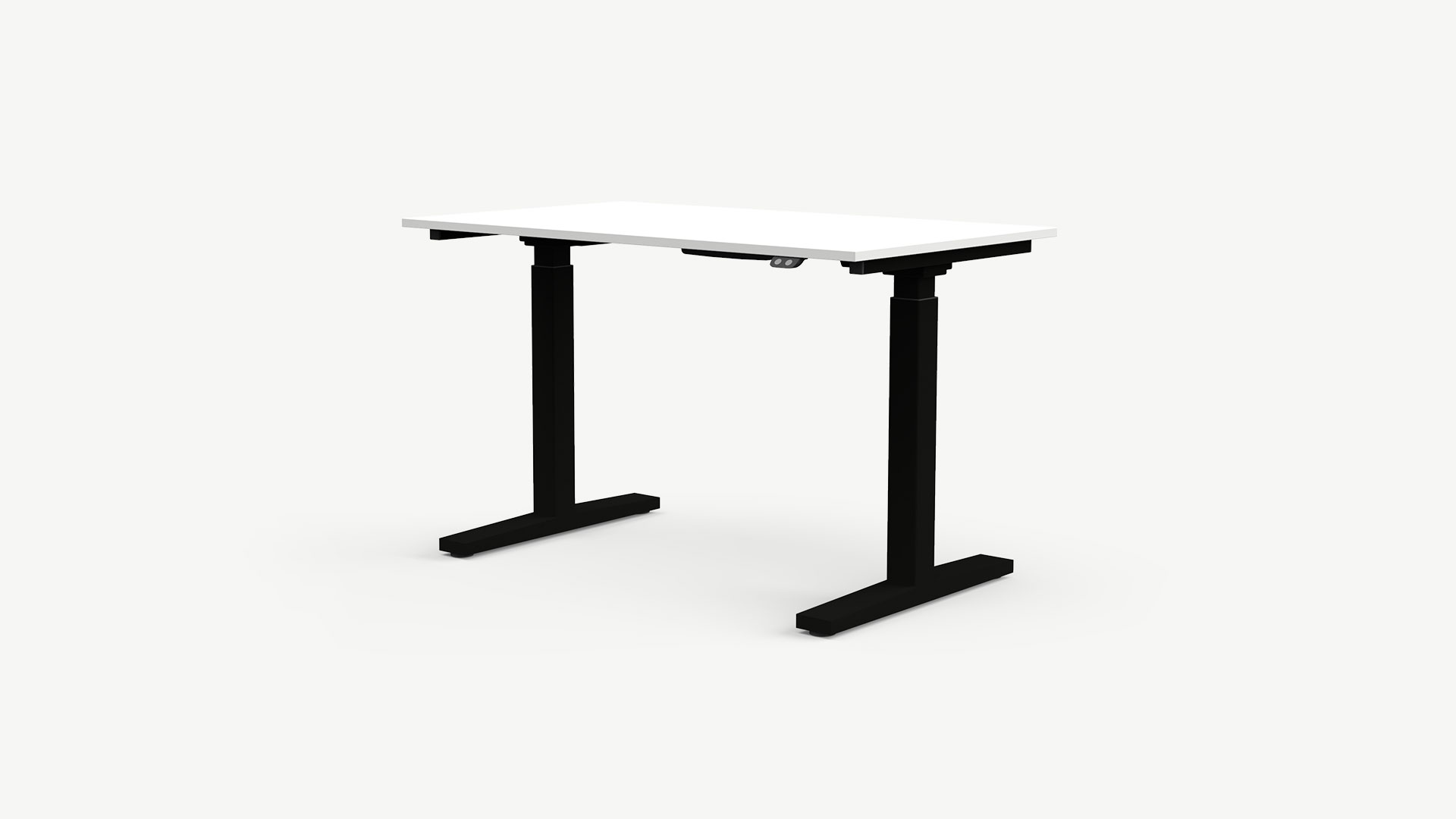 Nowy Styl elektrisch höhenverstellbarer Tisch eUP 2S D700, T-Fuß-Gestell